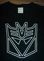 Vintage Style Transformers Decepticon Symbol T-Shirt 80&#39;s Mens Medium New - £15.77 GBP