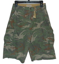 Arizona Jeans Woodland Camo Cargo Shorts 16 Boys New - £12.02 GBP