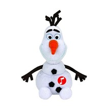 TY Beanie Baby-ty41148-Olaf The Snowman Musical Soft Toy-20cm  - $37.00