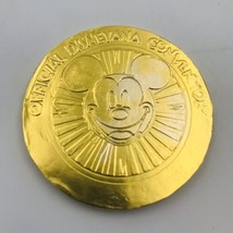 Vintage 1993 Disneyland Official Disneyana Convention Chocolate Gold Coi... - $18.55