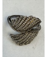 Pandora Sterling Silver “Majestic Feathers” Ring ALE S925 Size 56 (7.75) - $65.05 CAD