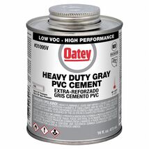 Oatey Gray Cement for PVC 16 oz - $38.11 CAD