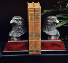Bookends Eagle Bronzed Patina gift book self new  Bey-Berk - £74.46 GBP