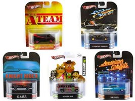 Hot Wheels Retro Entertainment X8893-996B Set of 5 1/64 - £153.82 GBP