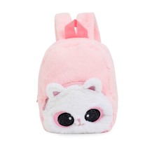 Kawaii Plush Unicorn Backpack for Children Cute Cartoon Cat Schoolbag Wi... - £25.64 GBP
