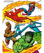 Marvel 20 x 27 Stan Lee John Buscema Marvel UK Promotional Send Away RP ... - $45.00