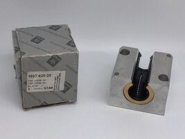 Star/Rexroth 1037-620-20 Open Linear Ball Bearing, 20mm Shaft - $52.50