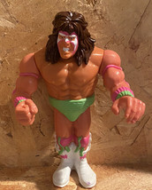 WWF Hasbro Ultimate Warrior Wrestling Figure WWE 1990 Series 1 Good Cond... - £11.92 GBP