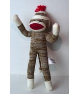 Sock Monkey Plush Poseable Stuffed Animal Toy by Giggles International 1... - £9.42 GBP
