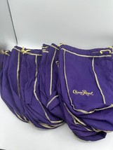 19 - Bulk Lot of Crown Royal Purple Drawstring Bags Large 13&quot; Used Bags - $23.21