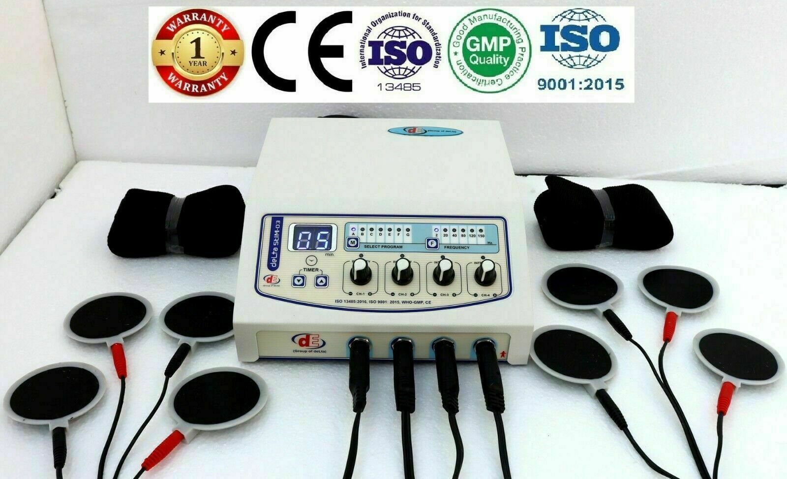 Prof.use Electrotherapy Physiotherapy Cont.&amp; Pulse Massager multi therap... - $136.62