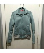 PUMA Womens SZ Small Fitted Athletic Track Jacket Long Sleeve Zip Up Thu... - $17.81