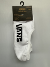 VANS No Show Unisex White 3 Pack Size 6.5-9 Low Cut Invisible Sneaker So... - $9.89