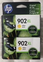 HP 902XL Yellow High Yield Ink Cartridges T6M10AN Sealed Retail Boxes Exp 2023+ - £21.25 GBP