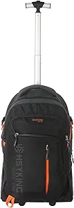 22 Inches Large Wheeled Rolling Laptop Backpack For Business And Travel ... - £188.22 GBP