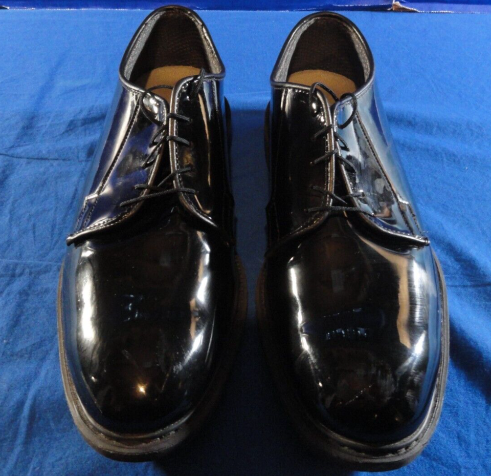 ALTAMA 00941C MILITARY UNIFORM PATENT LEATHER HIGH GLOSS ASU SHOES 11.5E - $29.83