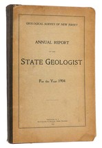 Geological Survey Of New Jersey Annual Report Of The State Geologist For The Yea - $54.95