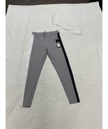 FILA Riviera Legging Striped Full Length Size Medium Gray with White and... - $14.39