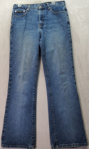 Calvin Klein Flare Jeans Men&#39;s 11 Blue Denim Cotton Pockets Mid Rise Flat Front - £18.06 GBP