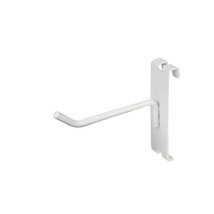 ONLY HANGERS- NEW GRIDWALL 4&quot; WHITE  PEG HOOKS LOT OF 25PCS - $19.89