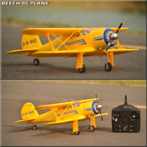 RC Airplane Biplane Beech Plane D17S 6G Gyro Control 3D Aerobatic Stunt ... - $179.99