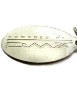 Powered by DMX Used Key Chain Silver Tone Oval Car Truck Automobile Vintage - £16.34 GBP