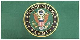Trade Winds US United States Army Green Emblem 30&quot;x60&quot; 100% Polyester Be... - £23.60 GBP