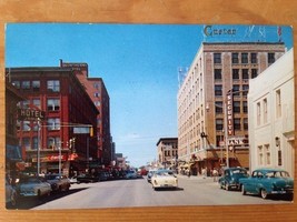 1955 Vintage Ellis Ektachrome First Ave North Billings MT Unposted Postcard - $13.85