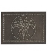 Horizontal Wheat Panel in Kettle Black Tin -4 - $54.99
