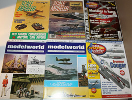 6x Scale Modeller ModelWorld Aviation Modeller Planes Tanks Cars 1967-2006 - £18.30 GBP