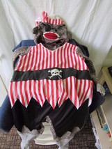 2 Piece Pirate Sock Monkey Size 4T Costume - £22.47 GBP