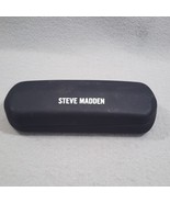 Steve Madden Hard Clamshell Eye Glass Case Matte Black-Gray Empty Case Only - $168.64 MXN