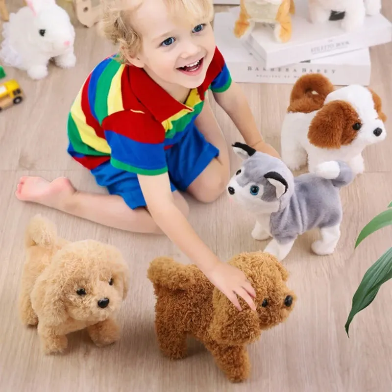 Baby Toy Dogs That Walks and Barks Tail Wagging Plush Interactive Electronic - £9.73 GBP+