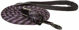 WESTMINSTER PET PRODUCTS 80122TV Black with Purple Dog Leash, 5/8&quot; x 6&#39; - $29.53