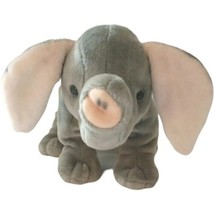 Elephant Plush Stuffed Animal Jaag Gray Realistic Stuffie Plushie Soft Toy Pink  - £12.46 GBP