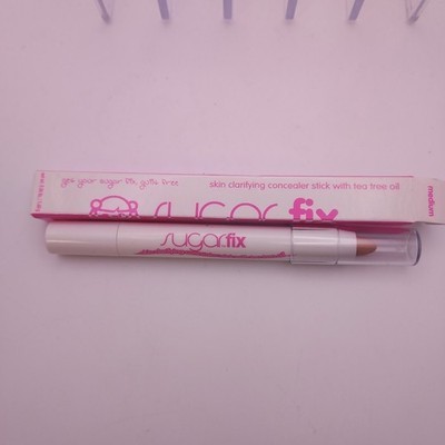 Sugar Fix Skin Clarifying Concealer Twist Stick with Tea Tree Oil MEDIUM - $9.40