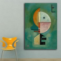 Hand Painted Abstracts Art Yellow Red Blue Wassily Kandinsky Oil Painting - £79.77 GBP+