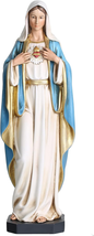 Catholic Immaculate Heart of Mary Statue, 10 Inches H Blessed Virgin Mary Mother - £50.41 GBP