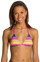 Rip Curl Women&#39;s Bali Dancer Juniors Triangle Bathing Suit Top, Pink, Medium - £11.82 GBP