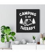 Camping Is My Therapy Framed Horizontal Poster in Black, Walnut, or White - £48.82 GBP+