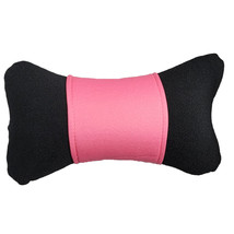 Car Seat Neck Pillow Headrest Cushion for Neck Support Washable Pink Polyester - £10.09 GBP