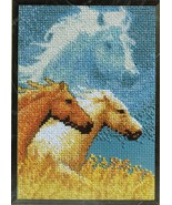 Janlynn&#39;s Forever Wild Horses Counted Cross Stitch Kit 5&quot; x 7&quot; - £11.00 GBP
