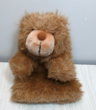 Vintage plush brown bear hand puppet teddy - $9.89