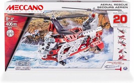 Meccano Maker System Aerial Rescue Makes 20 Models 406 PCS Ages 8+ - £232.58 GBP