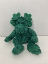 Animal Alley Toys R Us 2000 plush small mini beanbag plush green moose reindeer - $8.90