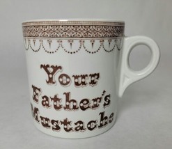 Vintage Shaving Mug Coffee Tea Cup Your Father&#39;s Mustache England  - £7.87 GBP