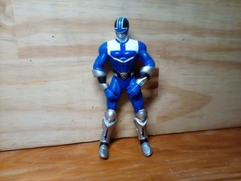 Blue Power Ranger Time Force 5.5” Loose Action Figure Bandai - 2000 - £7.57 GBP