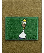   Homer Into The Bushes Embroidered Morale Patch Chenille The Simpsons H... - $12.65