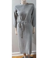Peserico 3/4 Sleeve Women&#39;s Wool Cashmere Blend  Dress Midi Italian Made... - £45.66 GBP
