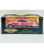 American Muscle Memories 1:18 1960 Ford Starliner Diecast Car Red ERTL NIB - $1,476.10 MXN